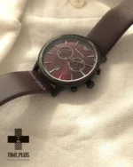 ساعت مچی مردانه امپریو آرمانی زرشکی