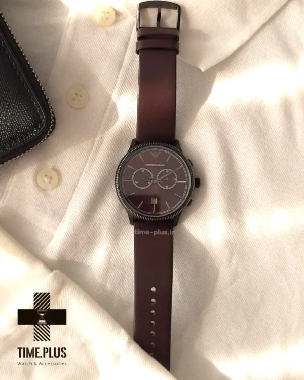 ساعت مچی مردانه امپریو آرمانی زرشکی
