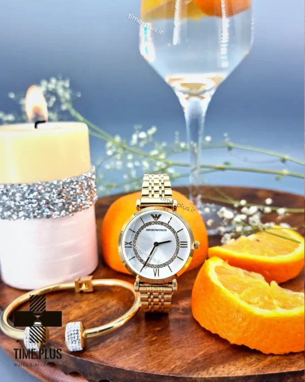 ساعت مچی زنانه امپریو آرمانی طلایی