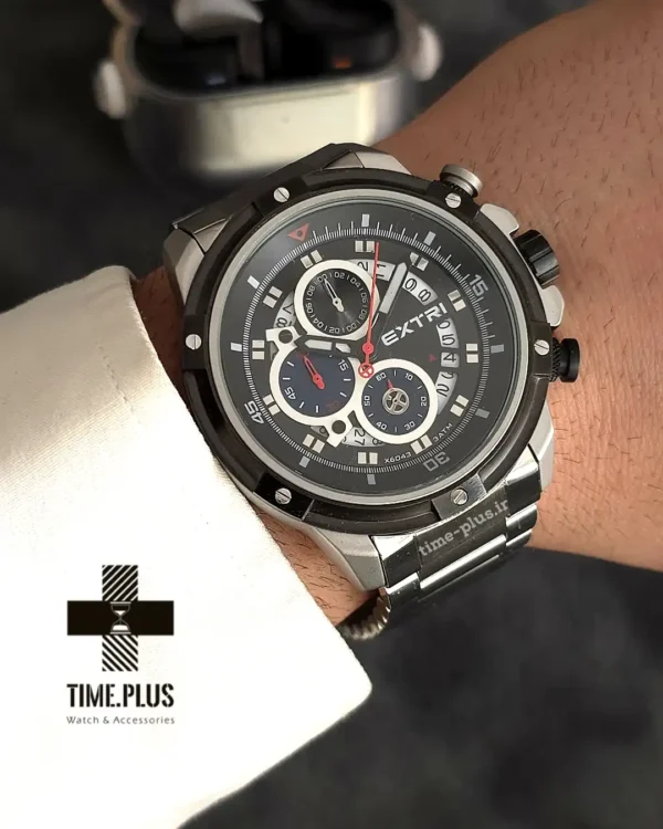 ساعت مچی مردانه اکستری مدل X6043A طوسی