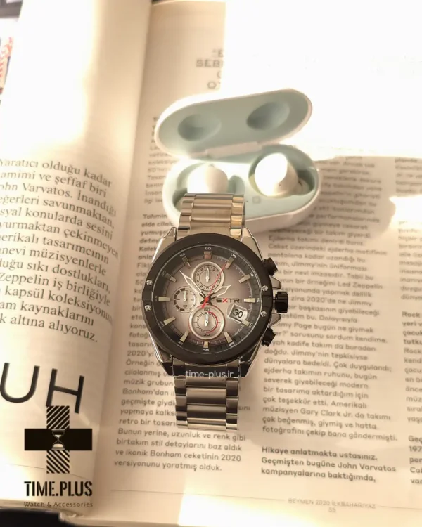 ساعت مچی مردانه اکستری مدل X6067A طوسی