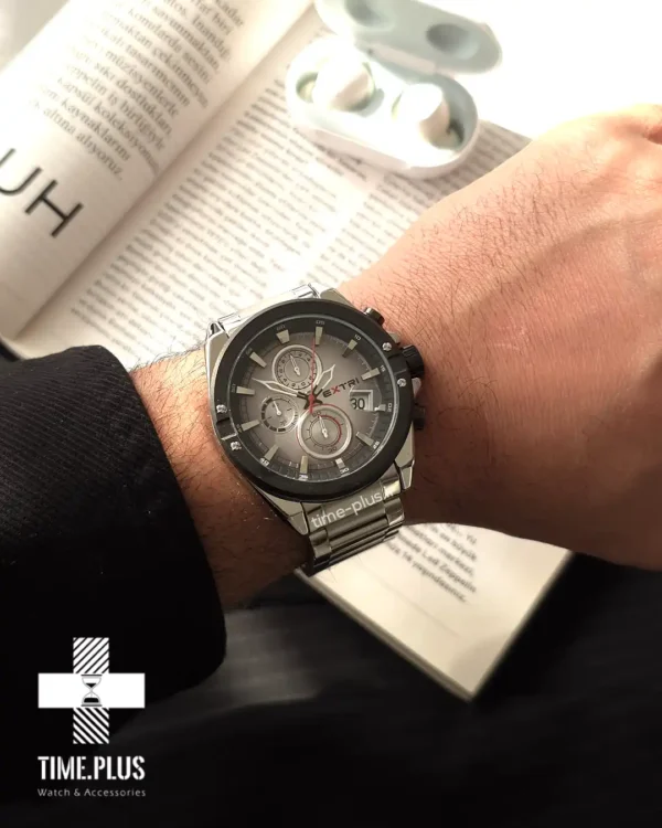 ساعت مچی مردانه اکستری مدل X6067A طوسی