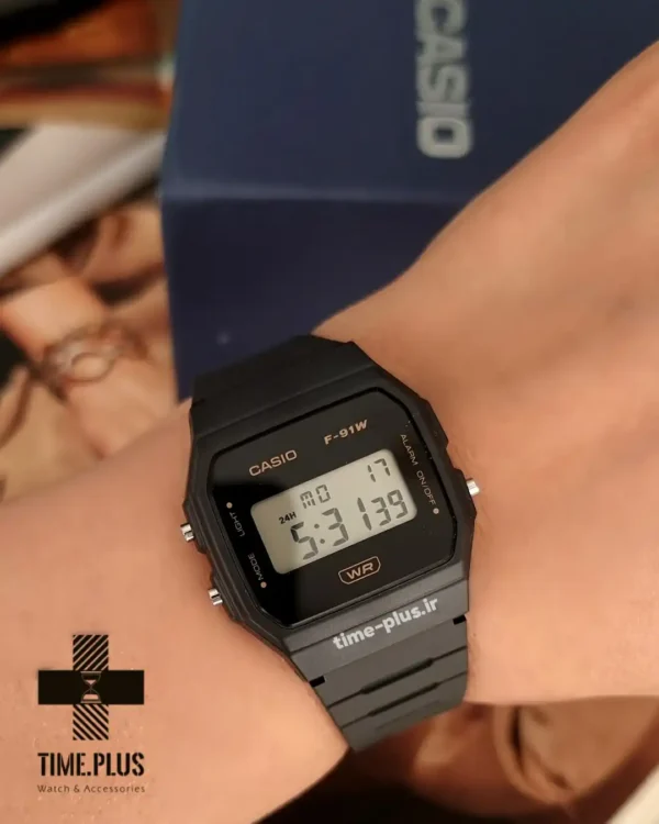 ساعت مچی مردانه کاسیو مدل F-91WB-8ADF مشکی