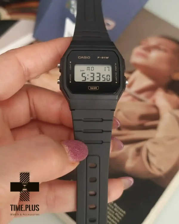 ساعت مچی مردانه کاسیو مدل F-91WB-8ADF مشکی