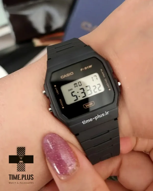 ساعت مچی زنانه کاسیو مدل F-91WB-8ADF مشکی