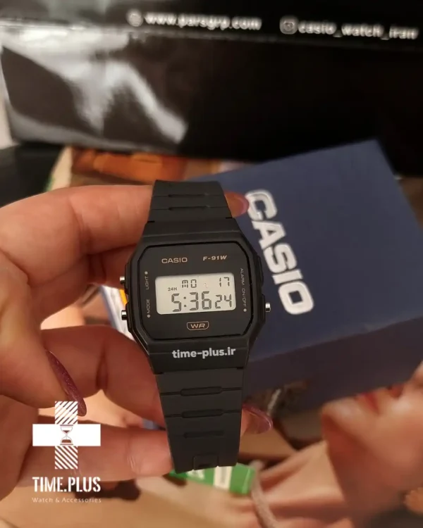 ساعت مچی زنانه کاسیو مدل F-91WB-8ADF مشکی