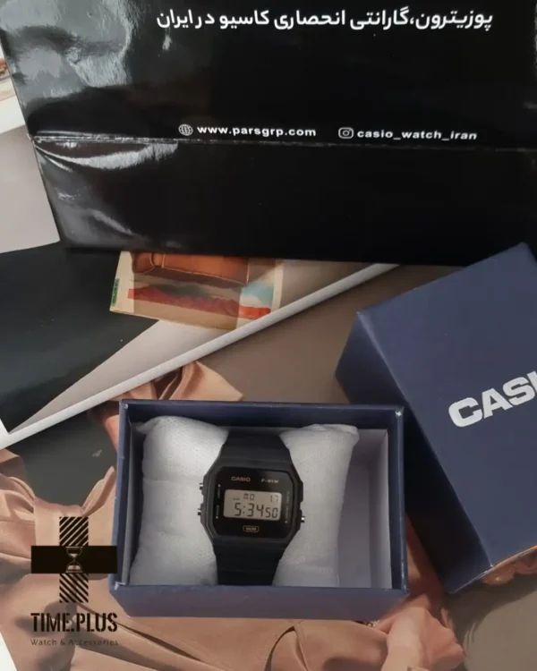 ساعت مچی مردانه کاسیو مدل F-91WB-8ADF مشکی