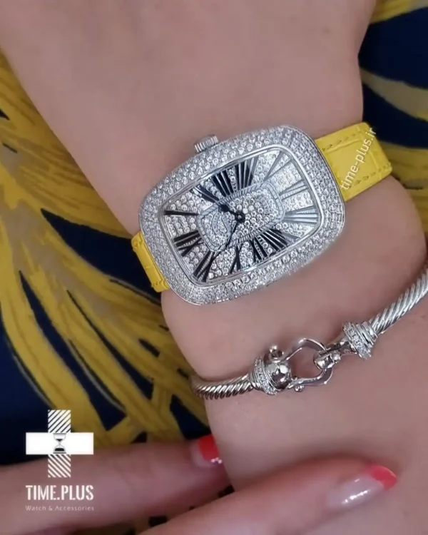 ساعت مچی زنانه فرانک مولر نقره ای