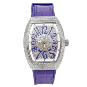 ساعت مچی زنانه فرانک مولر نقره ای