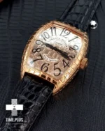 ساعت مچی مردانه فرانک مولر مدل Gold Croco رزگلد