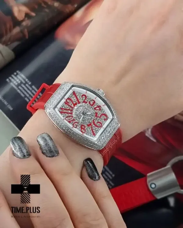 ساعت مچی زنانه فرانک مولر نقره ای