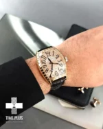 ساعت مچی مردانه فرانک مولر مدل Gold Croco رزگلد