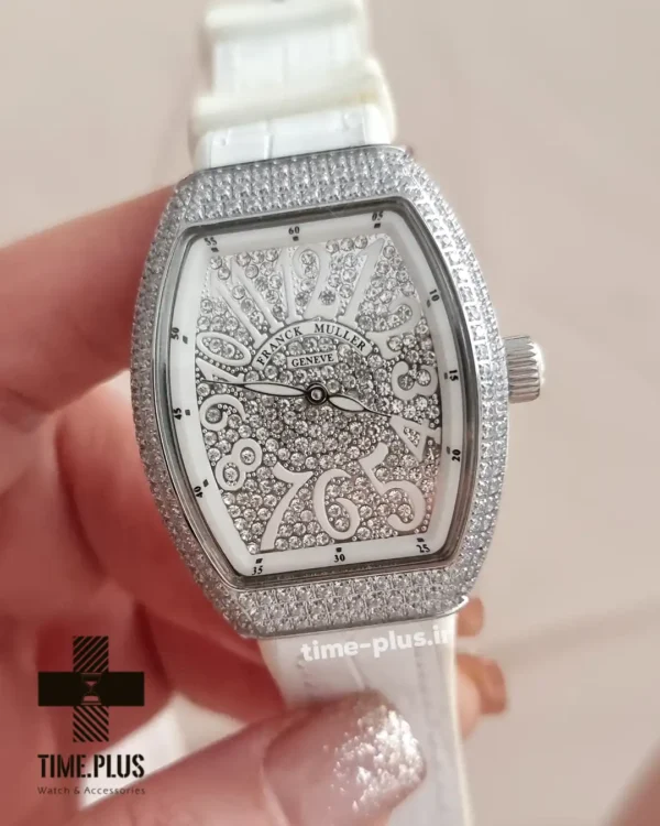 ساعت مچی زنانه فرانک مولر نقره ای