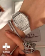 ساعت مچی زنانه فرانک مولر نقره ای