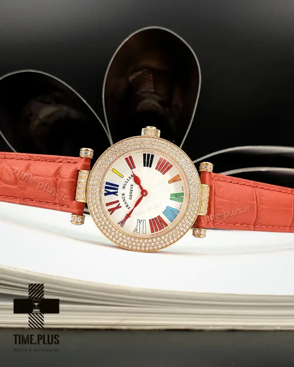 ساعت مچی زنانه فرانک مولر قرمز