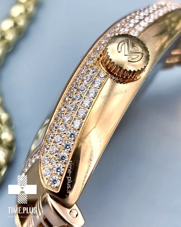 ساعت مچی زنانه فرانک مولر مدل Curvex رزگلد