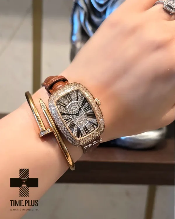 ساعت مچی زنانه فرانک مولر رزگلد