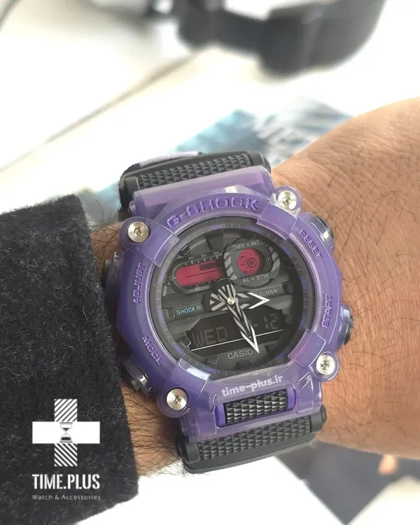 ساعت مچی مردانه کاسیو مدل GA90OTS-6A بنفش