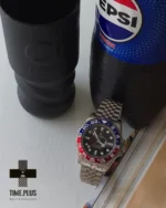 ساعت مچی مردانه رولکس مدل GMT Master 2 Pepsi مشکی