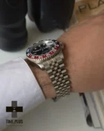 ساعت مچی زنانه رولکس مدل GMT Master 2 Pepsi نقره ای