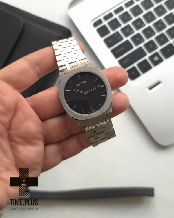 ساعت مچی مردانه گوچی مشکی