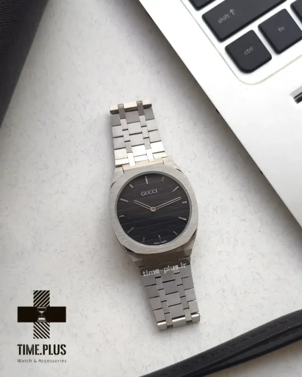 ساعت مچی مردانه گوچی مشکی