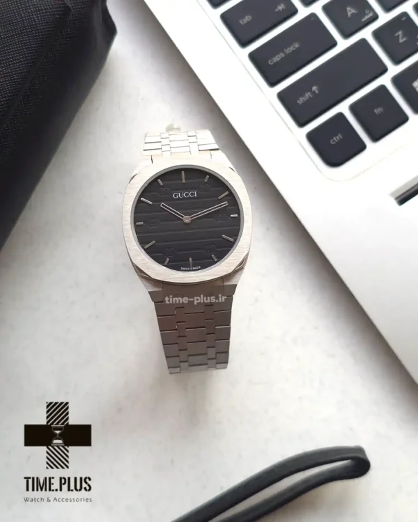 ساعت مچی مردانه گوچی مشکی