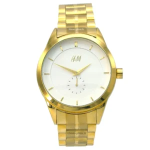 ساعت مچی زنانه اچ اند ام مدل زیر ثانیه طلایی