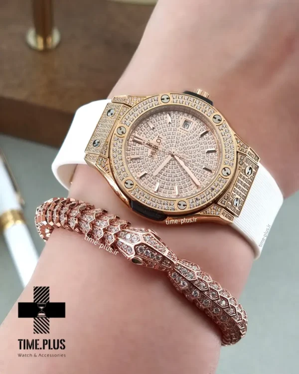 ساعت مچی زنانه هوبلو رزگلد