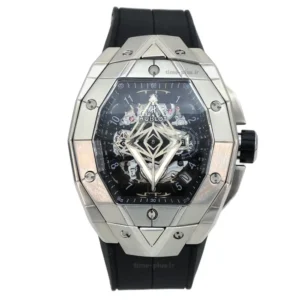 ساعت مچی مردانه هوبلو مدل Big Bang Sang Bleu III نقره ای مشکی