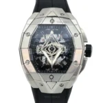 ساعت مچی مردانه هوبلو مدل Big Bang Sang Bleu III نقره ای مشکی
