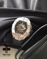 ساعت مچی مردانه هوبلو مدل Big Bang Sang Bleu III نقره ای مشکی