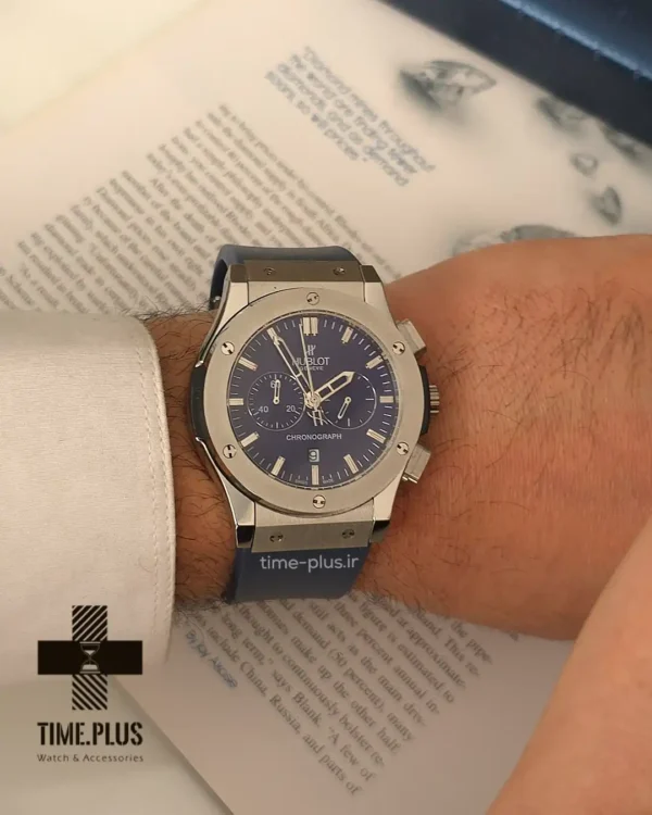 ساعت مچی ست زنانه و مردانه هوبلو سرمه ای
