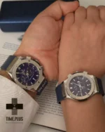 ساعت مچی ست زنانه و مردانه هوبلو سرمه ای