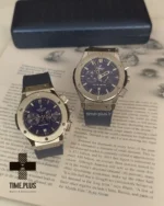 ساعت مچی ست زنانه و مردانه هوبلو سرمه ای