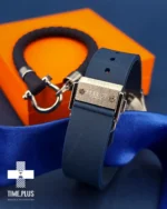 ساعت مچی زنانه هوبلو مدل کلاسیک فیوژن سرمه ای