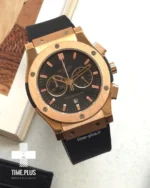 ساعت مچی مردانه هوبلو مدل کلاسیک فیوژن کرنوگراف مشکی