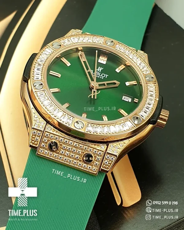 ساعت مچی زنانه هوبلو سبز