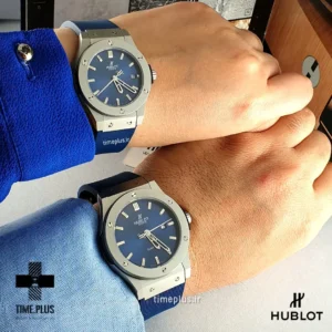 ساعت مچی ست زنانه و مردانه هوبلو سرمه‌ای