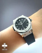 ساعت مچی ست زنانه و مردانه هوبلو مشکی