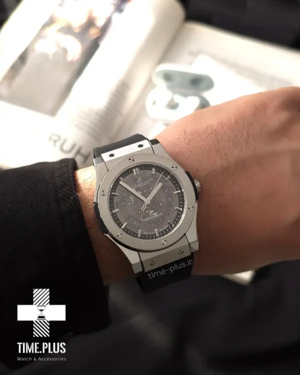 ساعت مچی مردانه هوبلو نقره ای