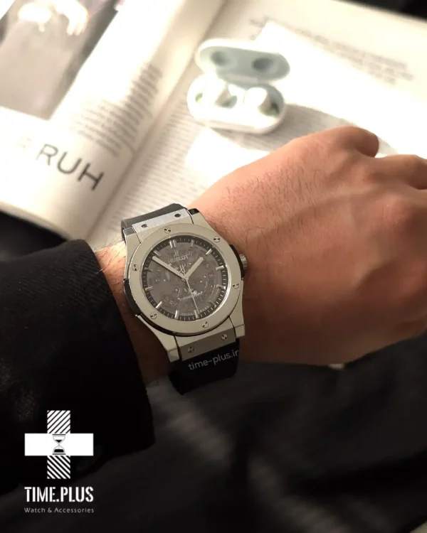 ساعت مچی مردانه هوبلو نقره ای