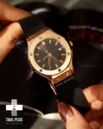 ساعت مچی زنانه هوبلو رزگلد مات