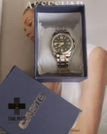 ساعت مچی زنانه کاسیو مدل LTP-1314SG-1AVDF نقره ای و طلایی