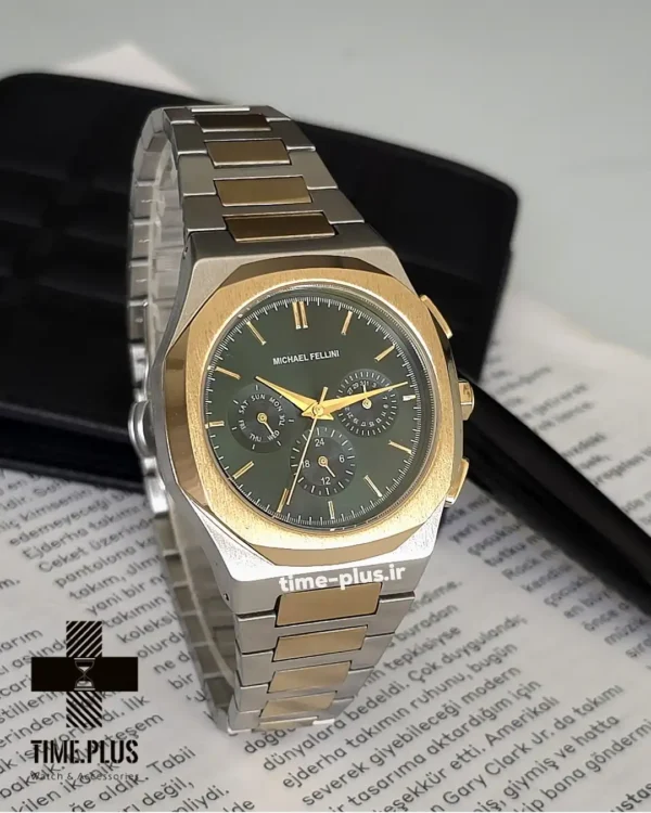 ساعت مچی مردانه مایکل فلینی مدل MF-2404G-G سبز