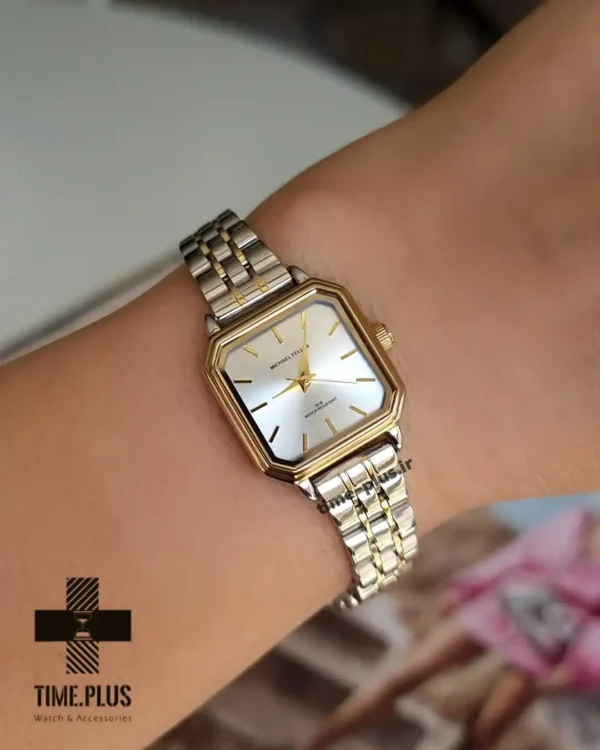 ساعت مچی زنانه مایکل فلینی مدل MF-2433L-A نقره ای و طلایی