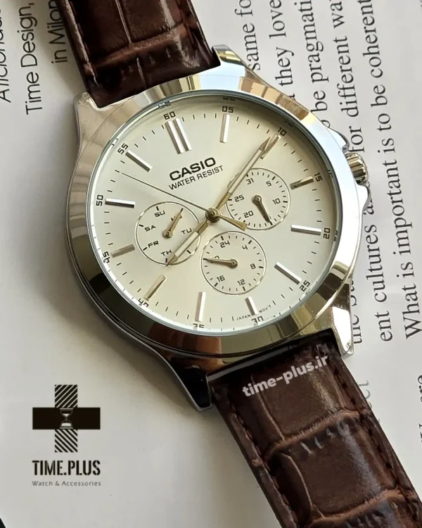 ساعت مچی مردانه کاسیو مدل MTP-V300L-7A نقره ای