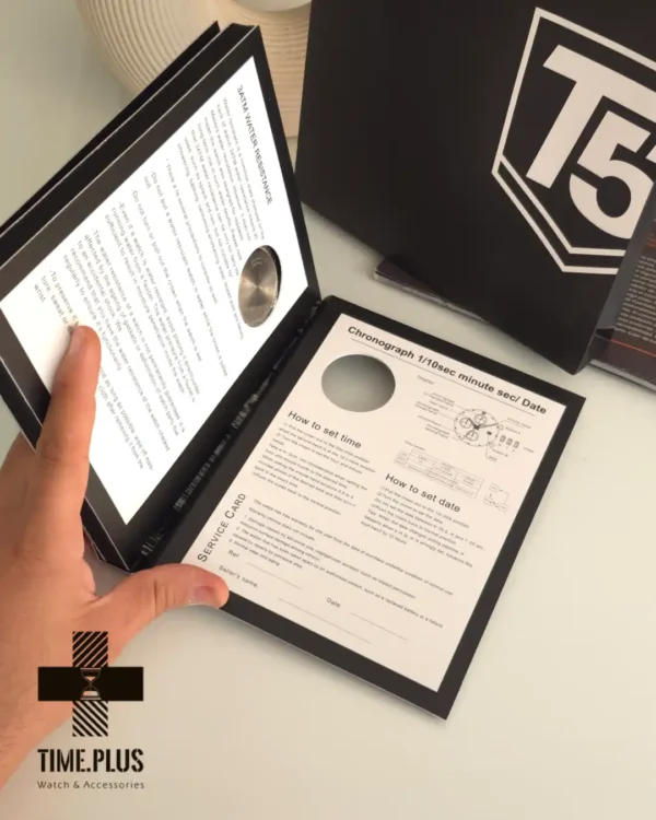 ساعت مچی مردانه T5 مدل 3706G مشکی عدد رزگلد