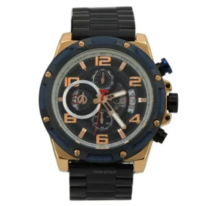 ساعت مچی مردانه T5 مدل 3706G مشکی عدد رزگلد