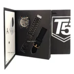 ساعت مچی مردانه T5 مدل 3706G مشکی عدد رزگلد